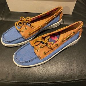 Coach boat shoes 8.5